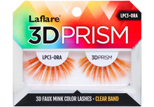 Load image into Gallery viewer, Orange faux mink 3D thick and wispy lash extension.
