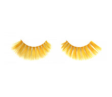 Load image into Gallery viewer, Yellow faux mink 3D thick and wispy lash extension.
