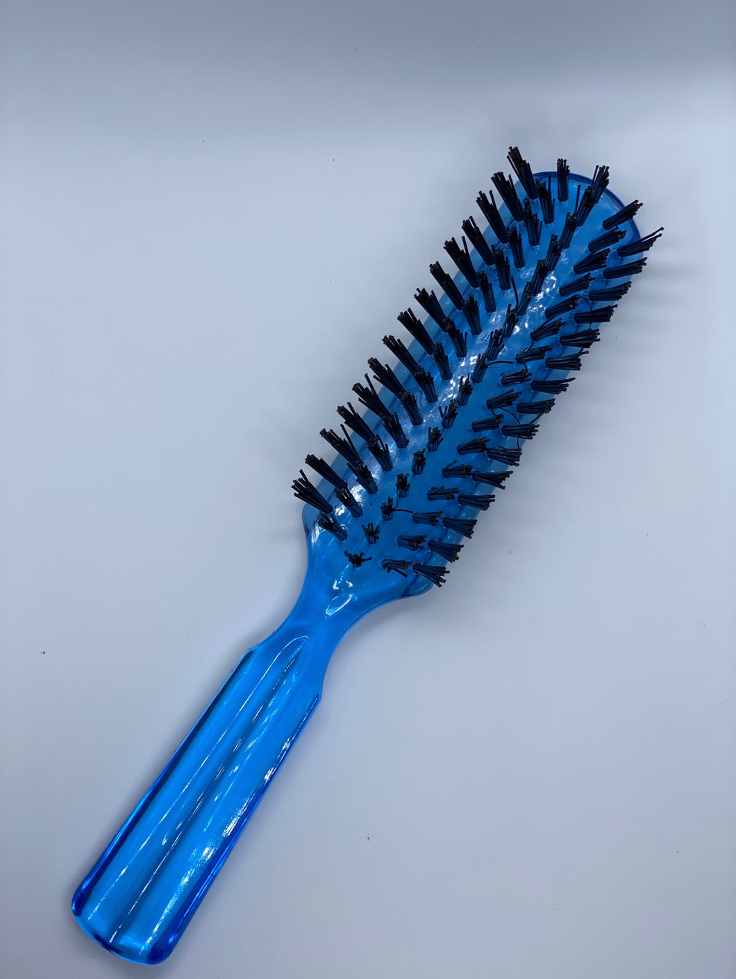 Blue Transparent Eden Large Bristle Brush