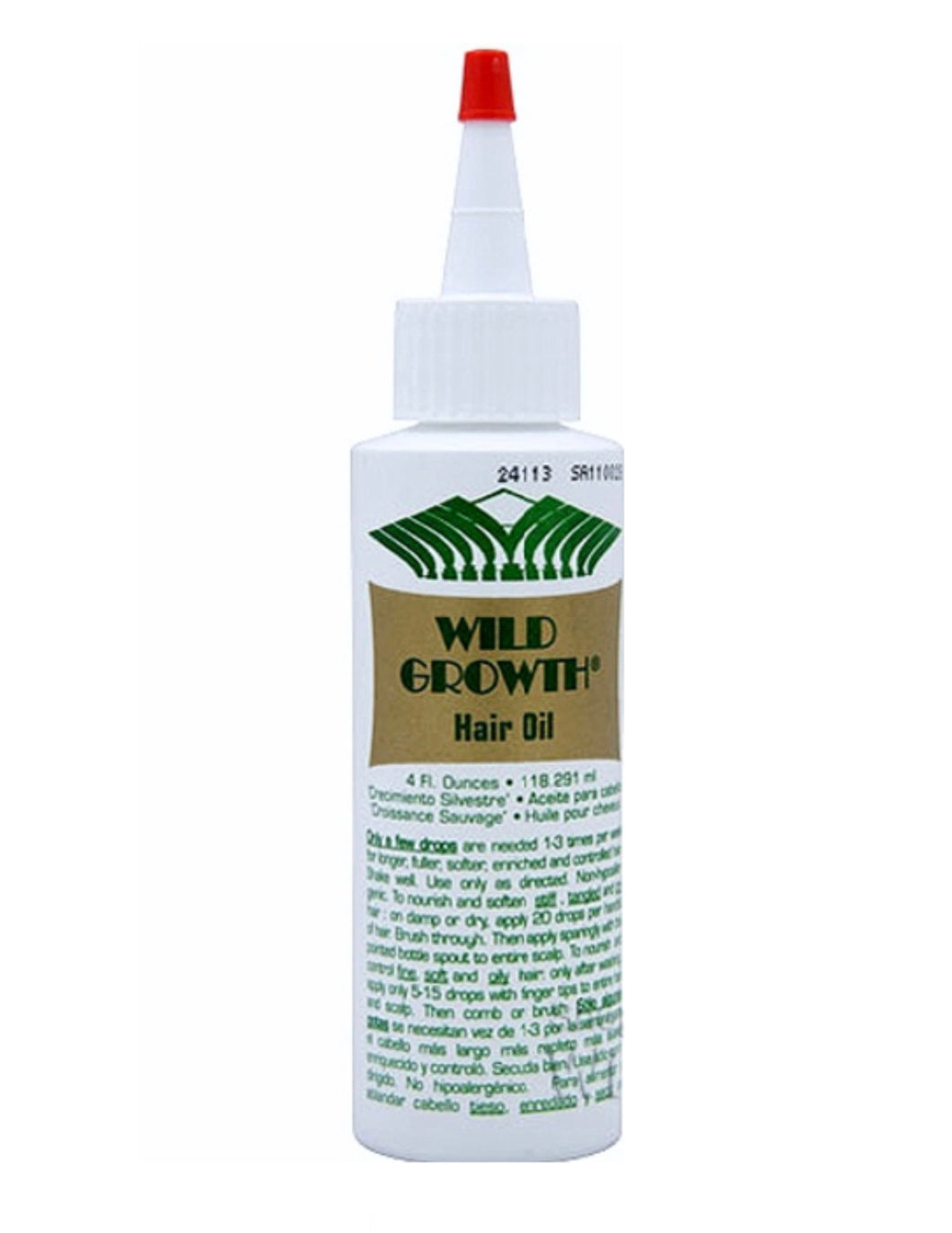 Wild Growth hair oil promotes strong thick hair growth for all hair types.