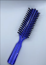 Load image into Gallery viewer, Purple Transparent Eden large Bristle Brush
